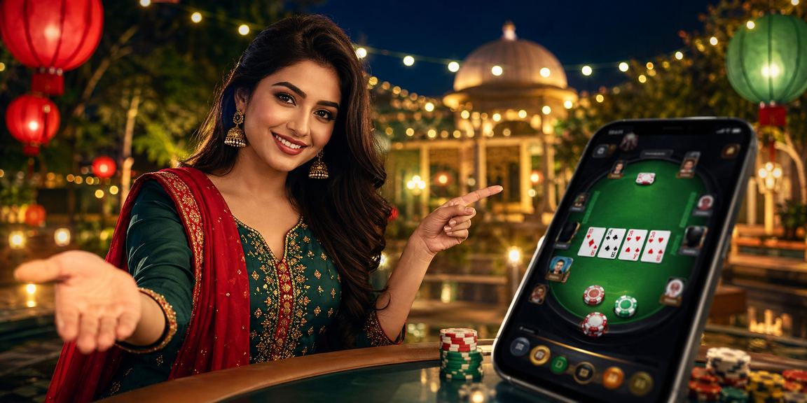 গাজীপুরে ঈদ উৎসবে পোকার গেম উপভোগ করছেন একজন ব্যবহারকারী